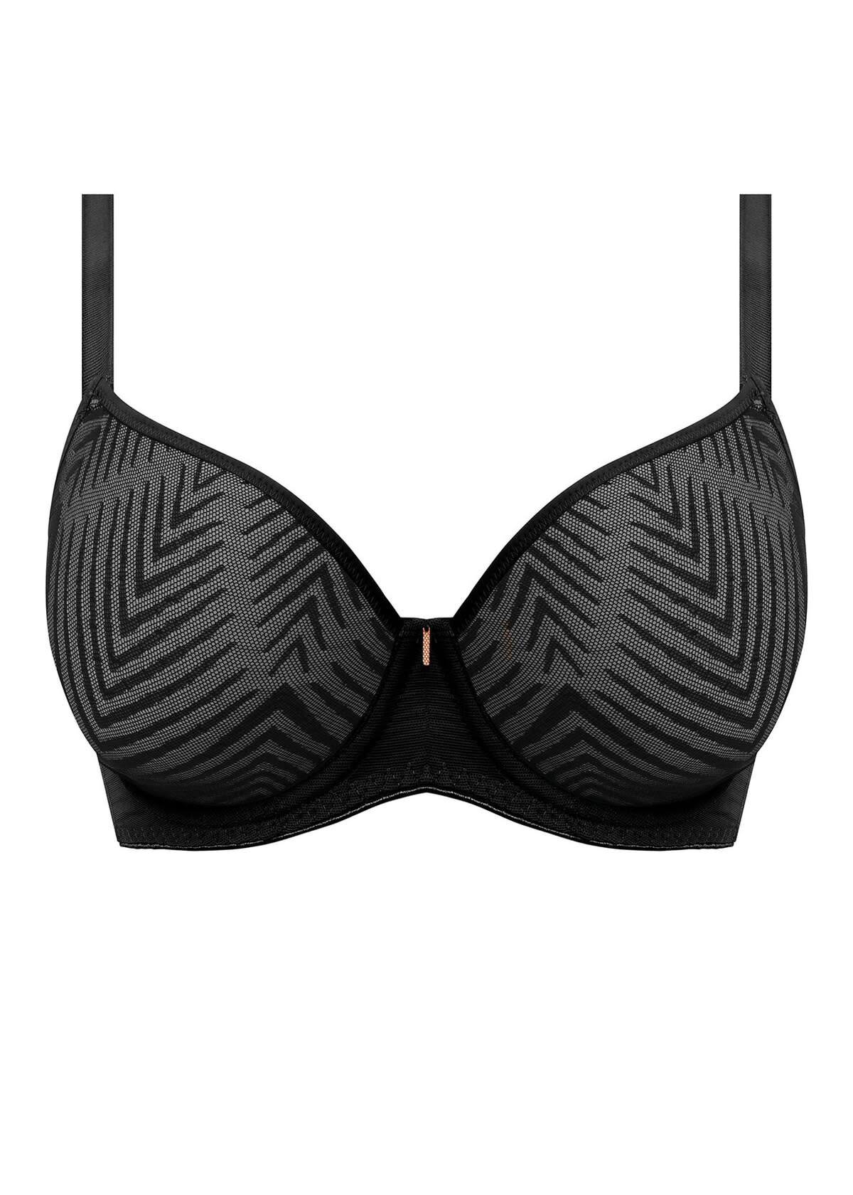 Freya Lingerie Freya - Tailored - Uw Moulded Plunge T-shirt - Black :