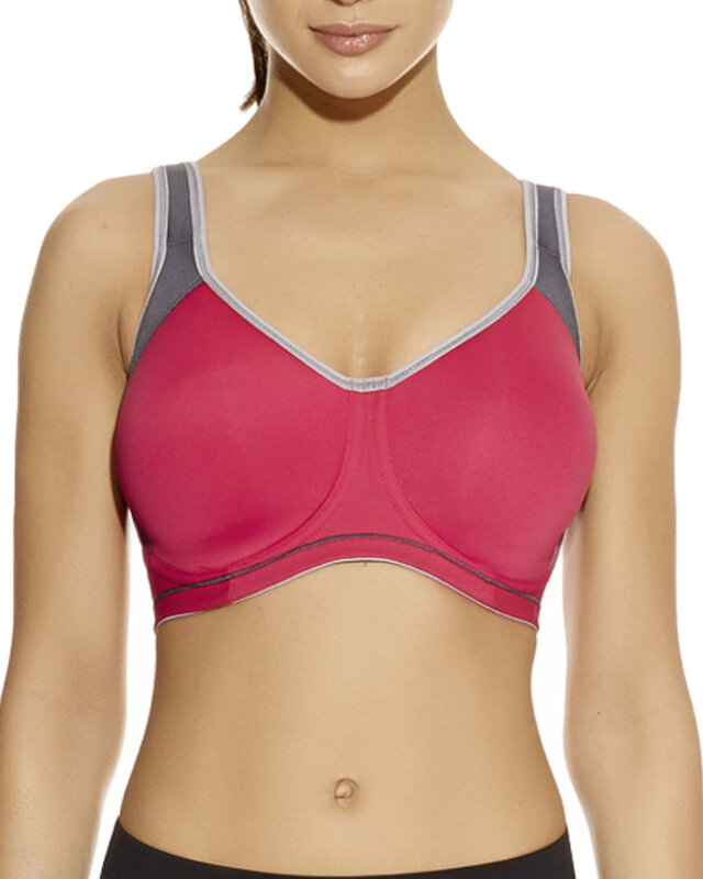 Freya Active - Sonic - Uw Moulded Spacer Sports Bra - Hot Crimson :