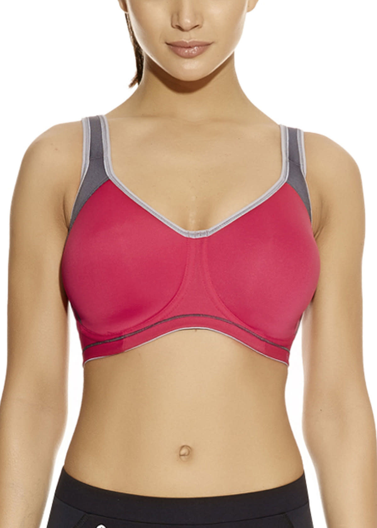 Freya Active - Sonic - Uw Moulded Spacer Sports Bra - Hot Crimson :