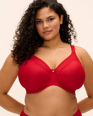 Elomi Lingerie Elomi - Smooth - UW Moulded Non Padded Bra - Haute Red :