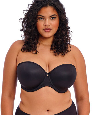 Elomi Lingerie Elomi - Smooth - UW Moulded Strapless Bra - Black :