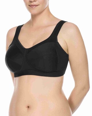 Ulla Ulla - Kate - Sport-BH - Cup D-N - Black :