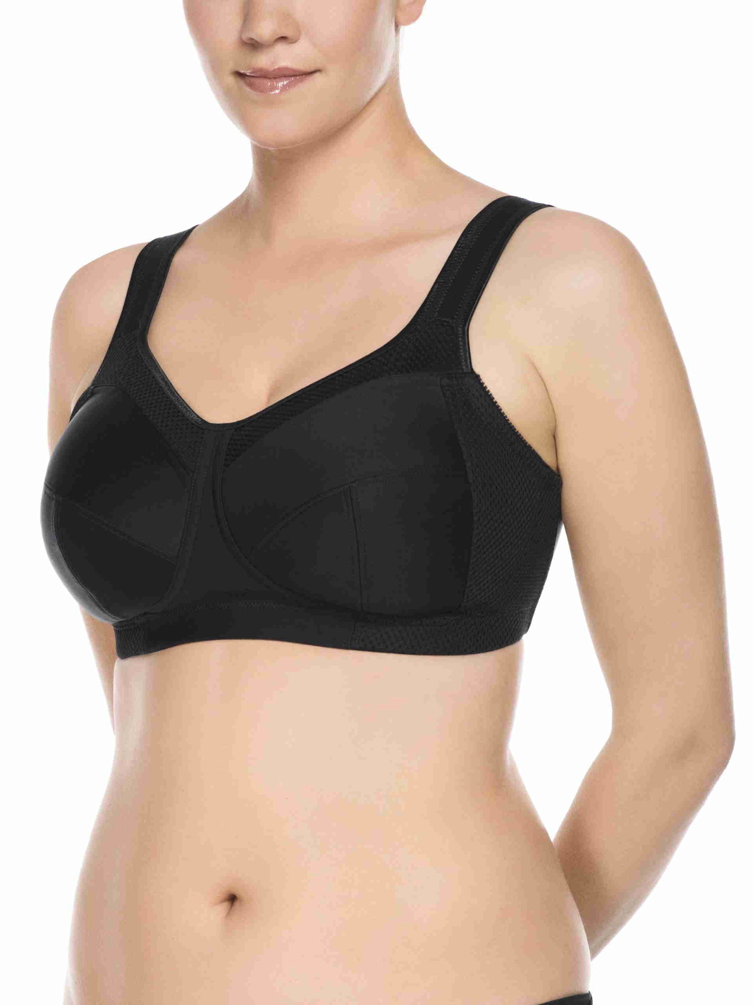 Ulla Ulla - Kate - Sport-BH - Cup D-N - Black :