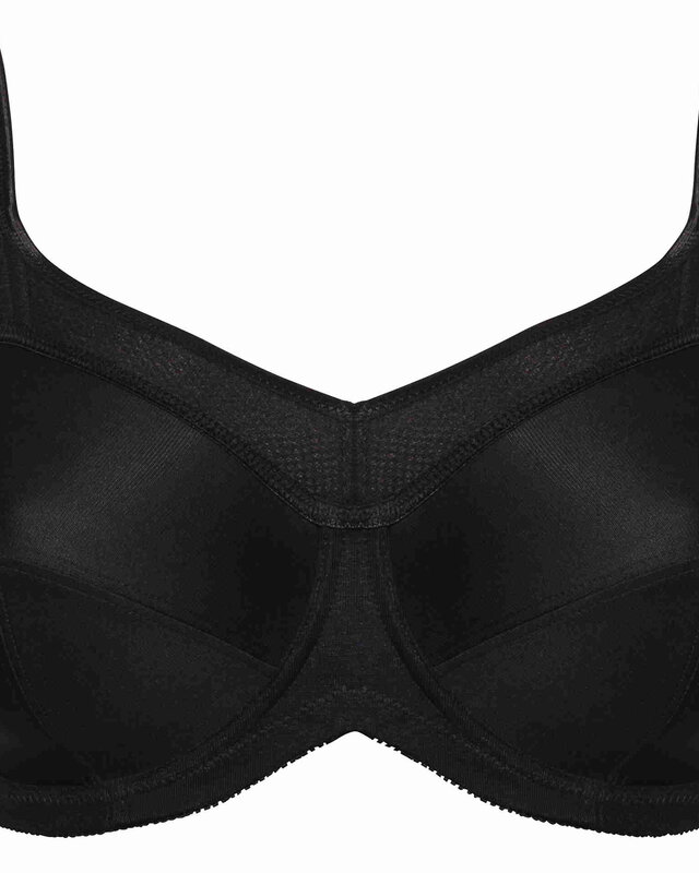 Ulla Ulla - Kate - Sport-BH - Cup D-N - Black :