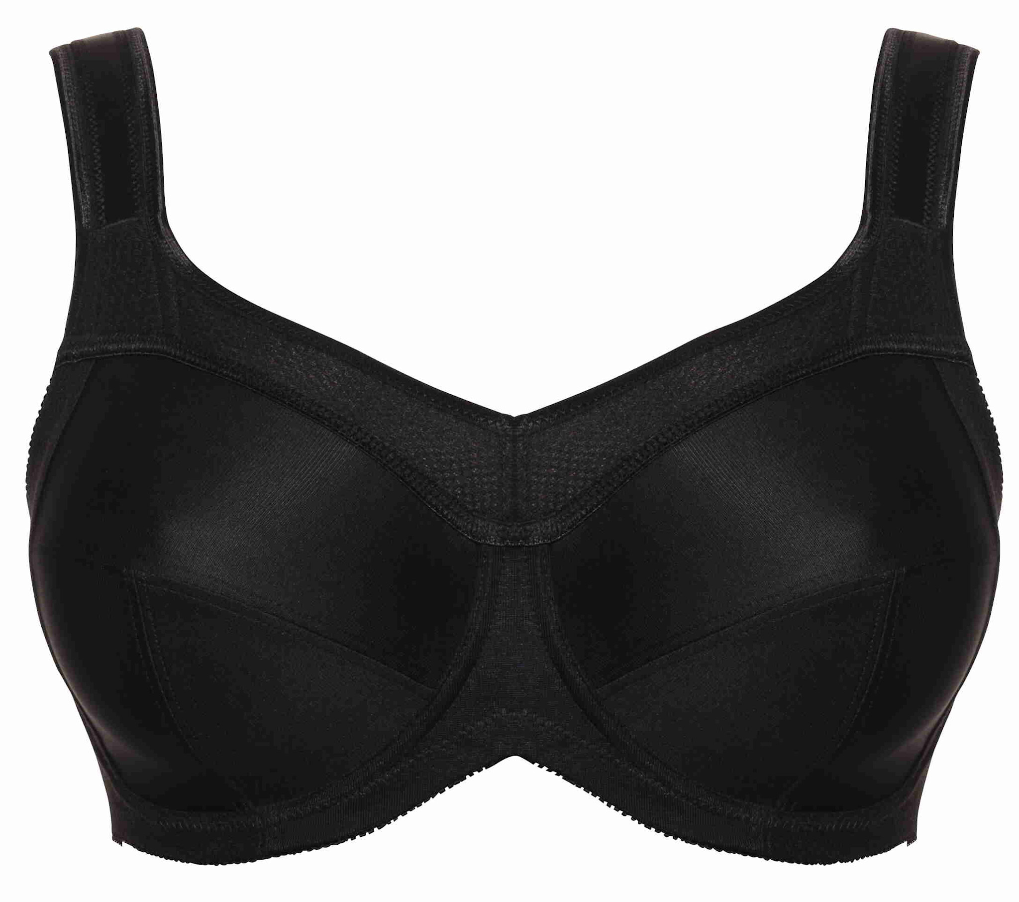 Ulla Ulla - Kate - Sport-BH - Cup D-N - Black :