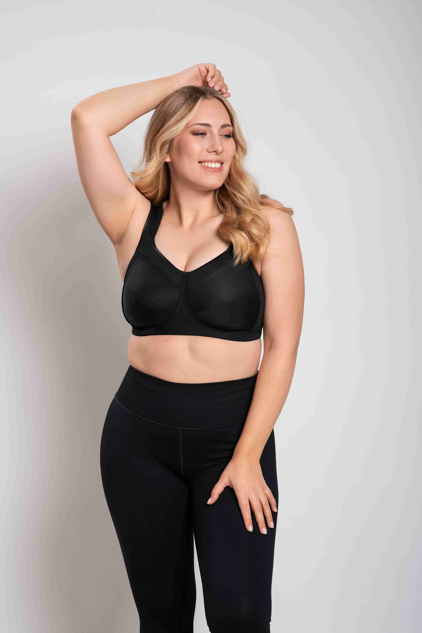 Ulla Ulla - Kate - Sport-BH - Cup D-N - Black :