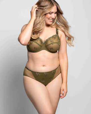 Ulla Ulla - Ulla - Beugel BH - Cup C-I - Dark Olive :