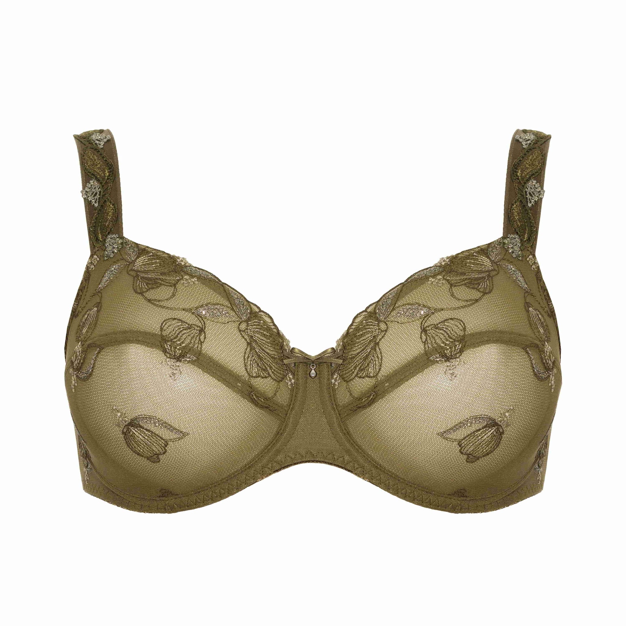 Ulla Ulla - Ulla - Beugel BH - Cup C-I - Dark Olive :