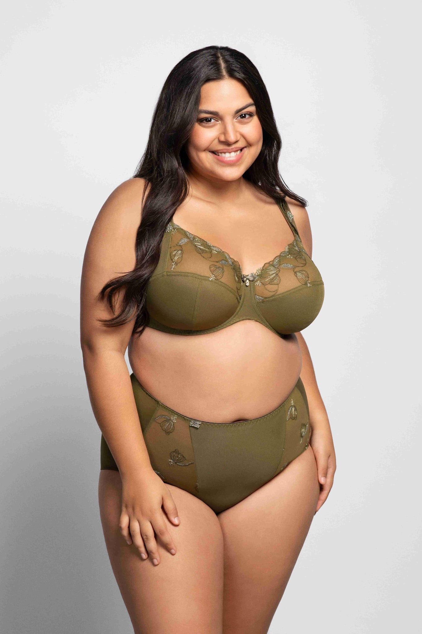 Ulla Ulla - Ulla - Beugel BH - Cup K-N - Dark Olive :