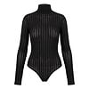 LingaDore - Body - Velvet Stripe - Black :