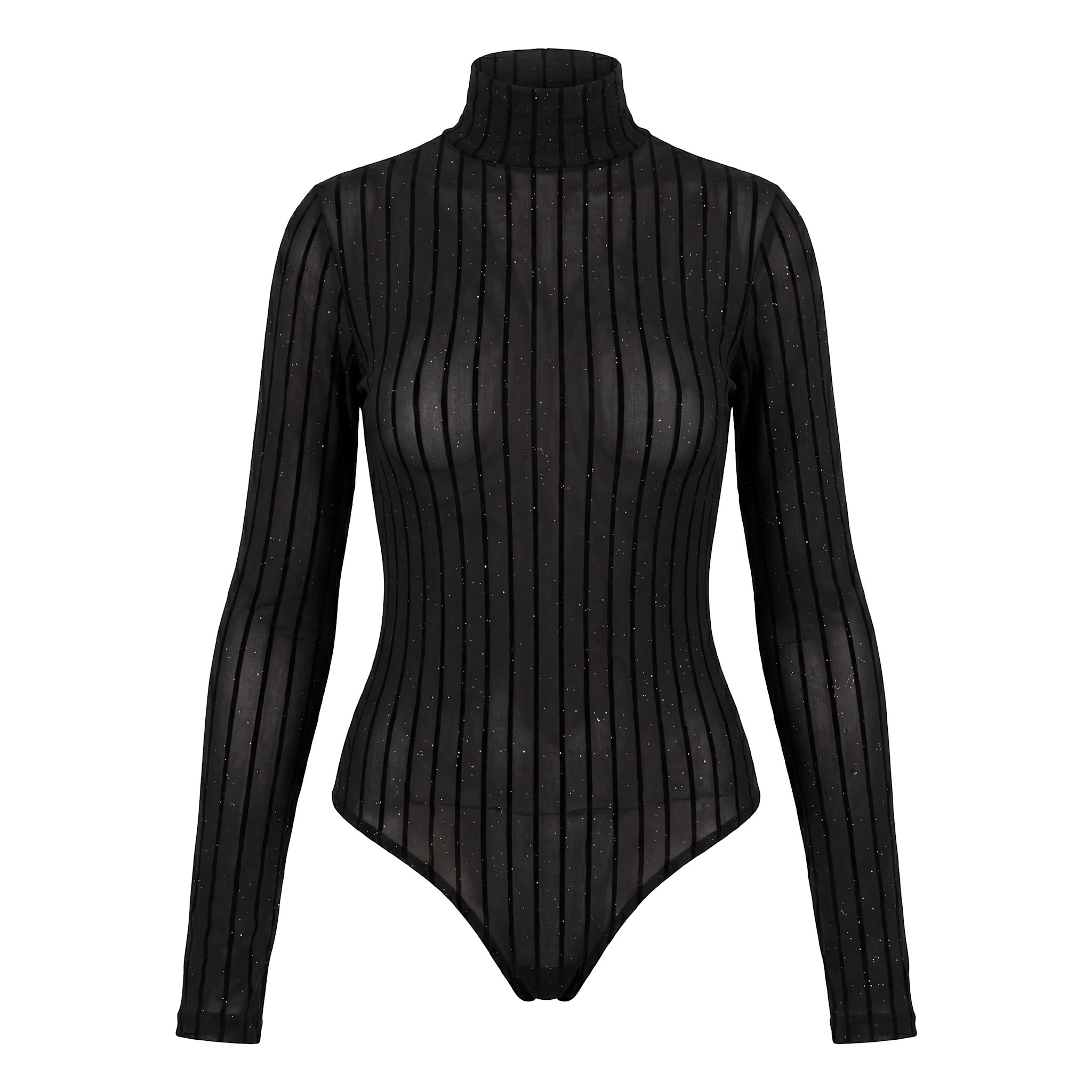 LingaDore - Body - Velvet Stripe - Black :