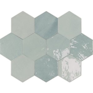 WOW Design Zellige Hexa Aqua 10,8x12,4