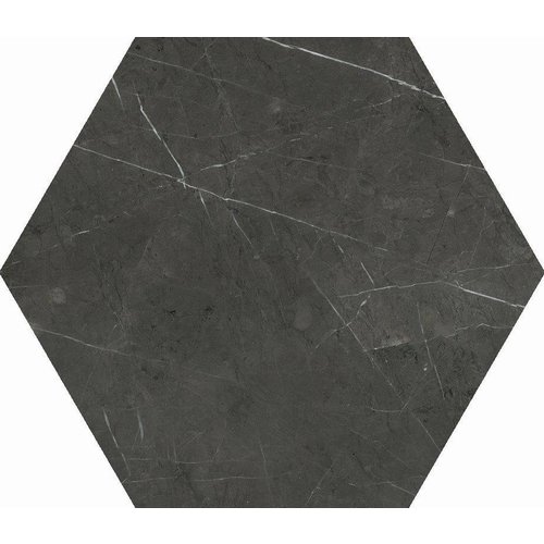 Heritage Hexagon Marble Line Marquina 15x17 cm