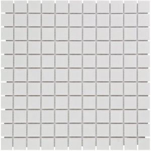 The Mosaic Factory Barcelona Extra White Glossy 2,3x2,3 cm