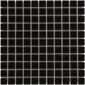 The Mosaic Factory Barcelona Black Glossy 2,3x2,3 cm