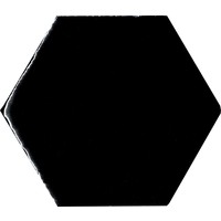 Manual Exagono Negro Mat 10x11,5 cm