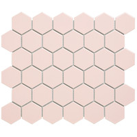 Barcelona Hexagon Pink Glossy 5,1x5,9 cm