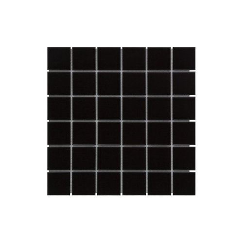 The Mosaic Factory The Mosaic Factory Barcelona Black Mat 4,8x4,8 cm