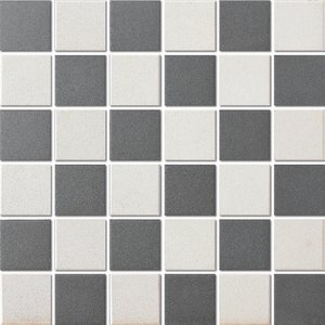 The Mosaic Factory London Vierkant Chessboard Super White 4,8x4,8 cm