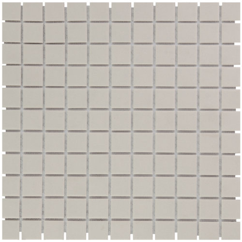 The Mosaic Factory London Vierkant Matt White 2,3x2,3 cm