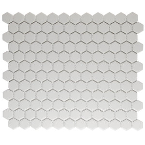 The Mosaic Factory London Hexagon Super White 2,3x2,6 cm