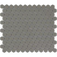 London Hexagon Dark Grey 2,3x2,6 cm