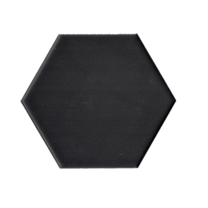 Terre d'Azur Hexagonale Zwart 15x17 cm