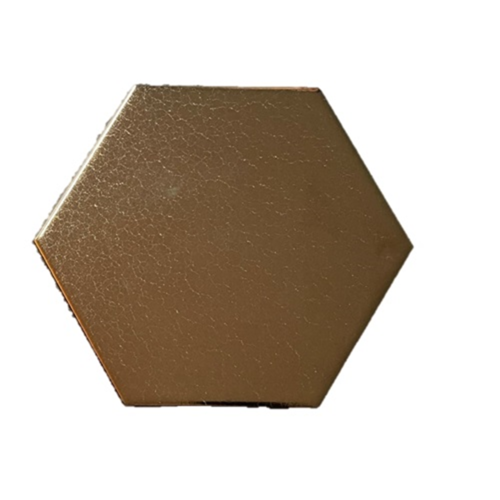 Terre d'Azur Terre d'Azur Hexagonale Brons/Goud 15x17 cm F68