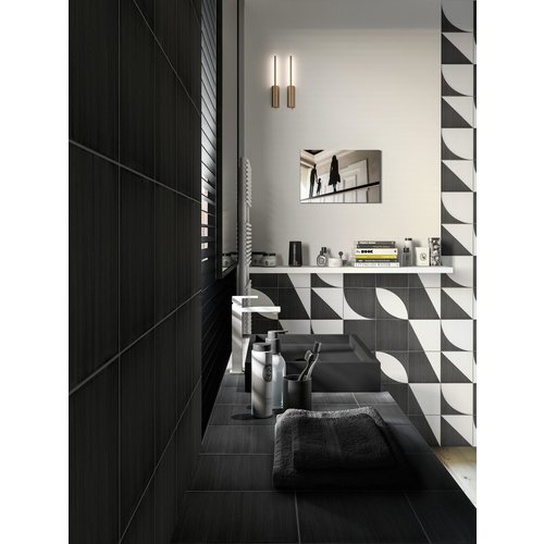 Marazzi Marazzi Scenario Decoro Mix Nero 20x20 cm