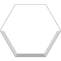 Hexa 2D Bianco 15x17 cm