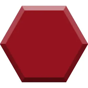 Ceramica Bardelli Hexa 9D Rosso 15x17 cm