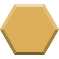 Hexa 10D Giallo 15x17 cm