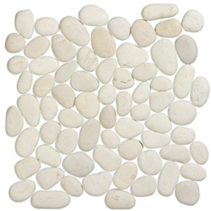 Terre d'Azur Stone Pebbles White 30x30 cm