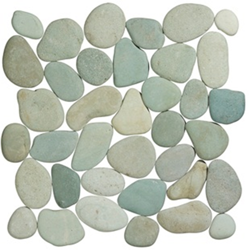 Terre d'Azur Stone Pebbles Green Flores 30x30 cm