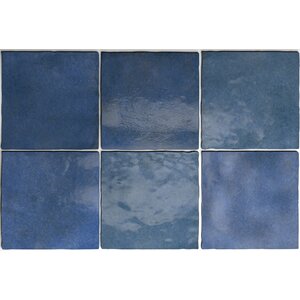 Equipe Tegels Artisan Colonial Blue 13,2x13,2 cm