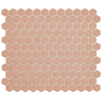 Hexagons Royal Peach Mat