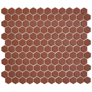 The Mosaic Factory Hexagons Terra Cotta Mat