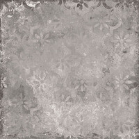 Il Cotto Deco Stencil Grey 60x60x2 cm