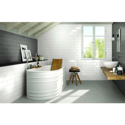 Ragno Tegels Ragno Brick Glossy White 10x30 cm