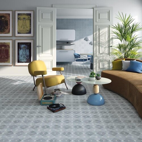 Vives Ceramica Vives Pop Tile Sixties-R Celeste 15x15 cm