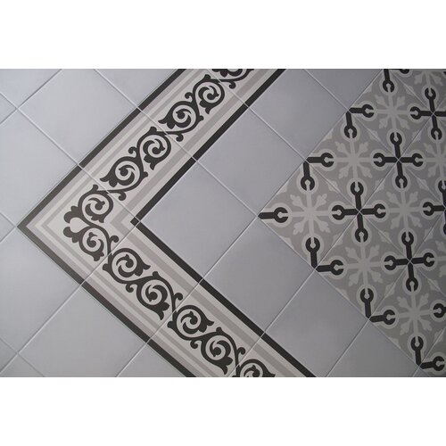 Vives Ceramica Vives 1900 Gibert - 3 Gris 20x20 cm