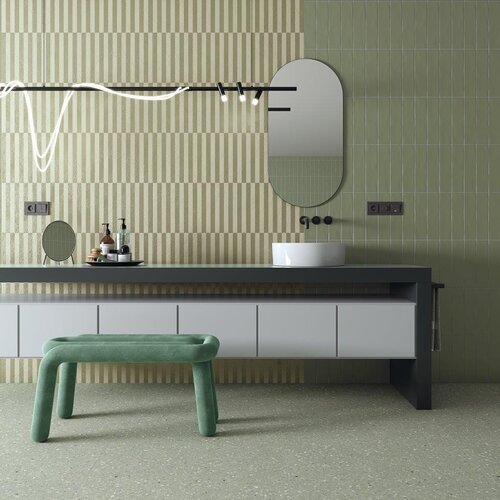 Vives Ceramica Vives Niza-R Verde 80x80 cm