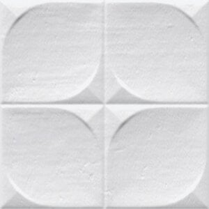 Vives Ceramica Etnia Sindhi Blanco 13x13 cm