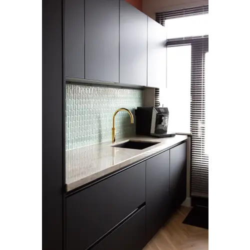 The Mosaic Factory The Mosaic Factory Sevilla Oval Finger Light Green Glossy