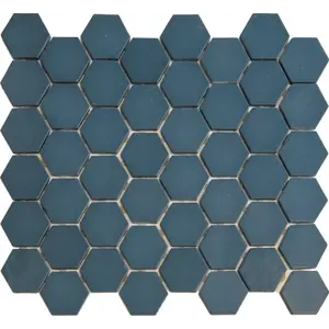 The Mosaic Factory Valencia Blauw Mat Hexagon