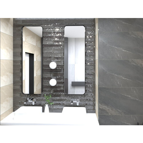 Del Conca Del Conca Frammenti Nero Brick 7,5x40 cm