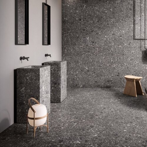 Ergon Tegels Ergon Lombarda Nero Naturale 60x60 cm