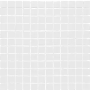 The Mosaic Factory Barcelona Extra White Glossy 2,3x2,3 cm