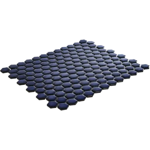 The Mosaic Factory The Mosaic Factory Barcelona Cobalt Blue Glossy Hexagon 2,3x2,6 cm The Mosaic Factory The Mosaic Factory Barcelona Cobalt Blue Glossy Hexagon 2,3x2,6 cm