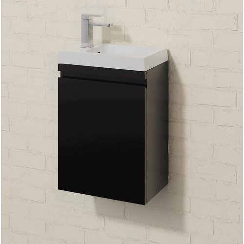 Toiletmeubel Verto Mat Zwart Toiletmeubel Verto Mat Zwart